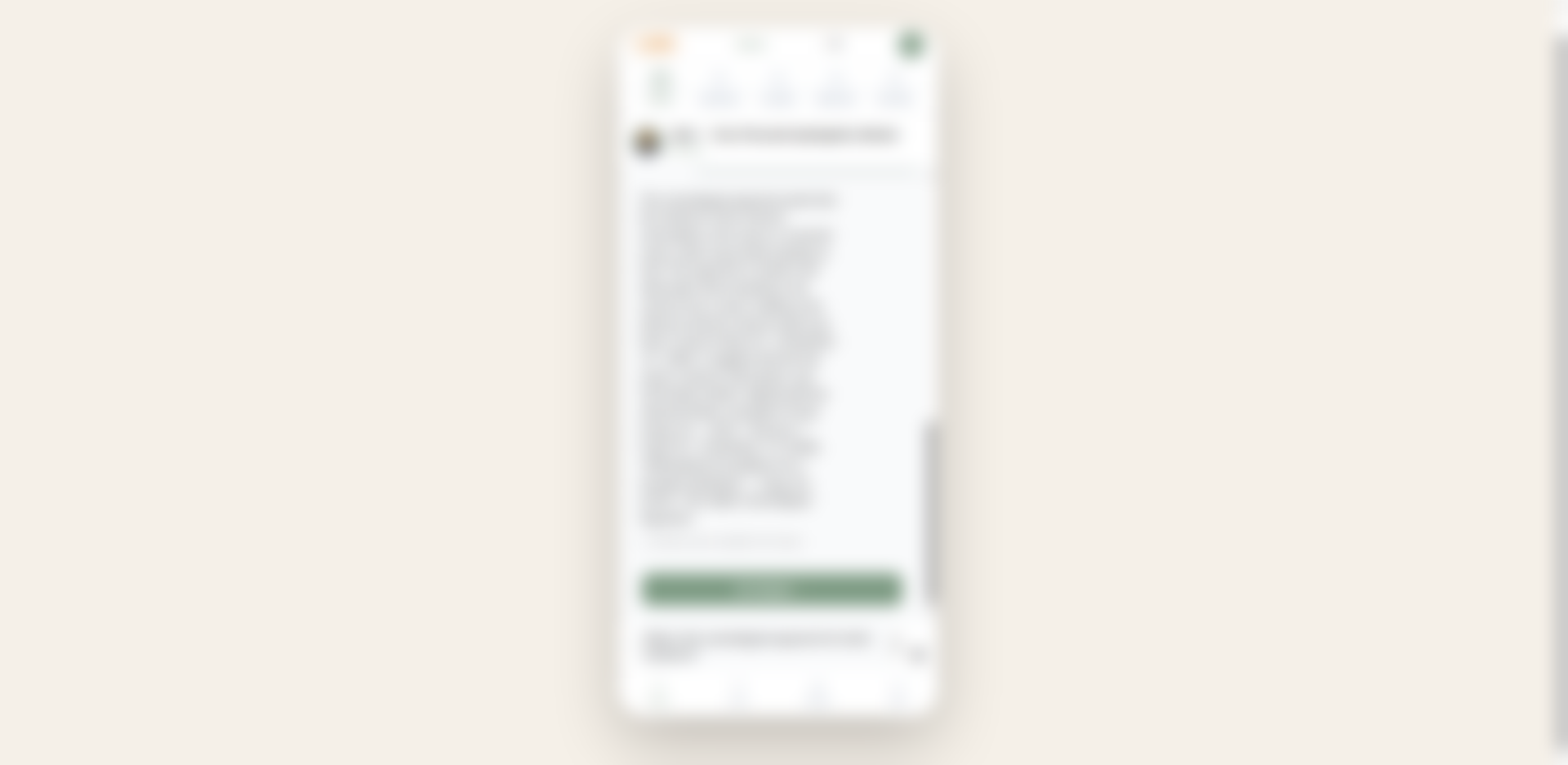 Test 1: Chat response (blurred)